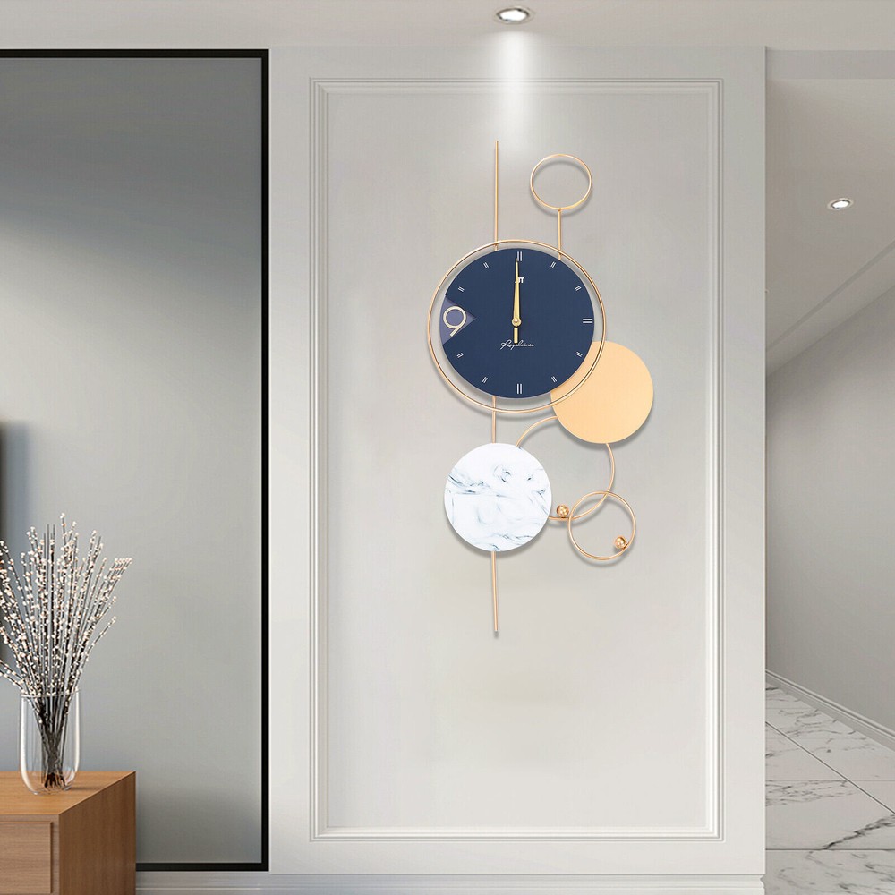 Modern Silent Sweeping Wall Clock for Stylish Living Room Decor