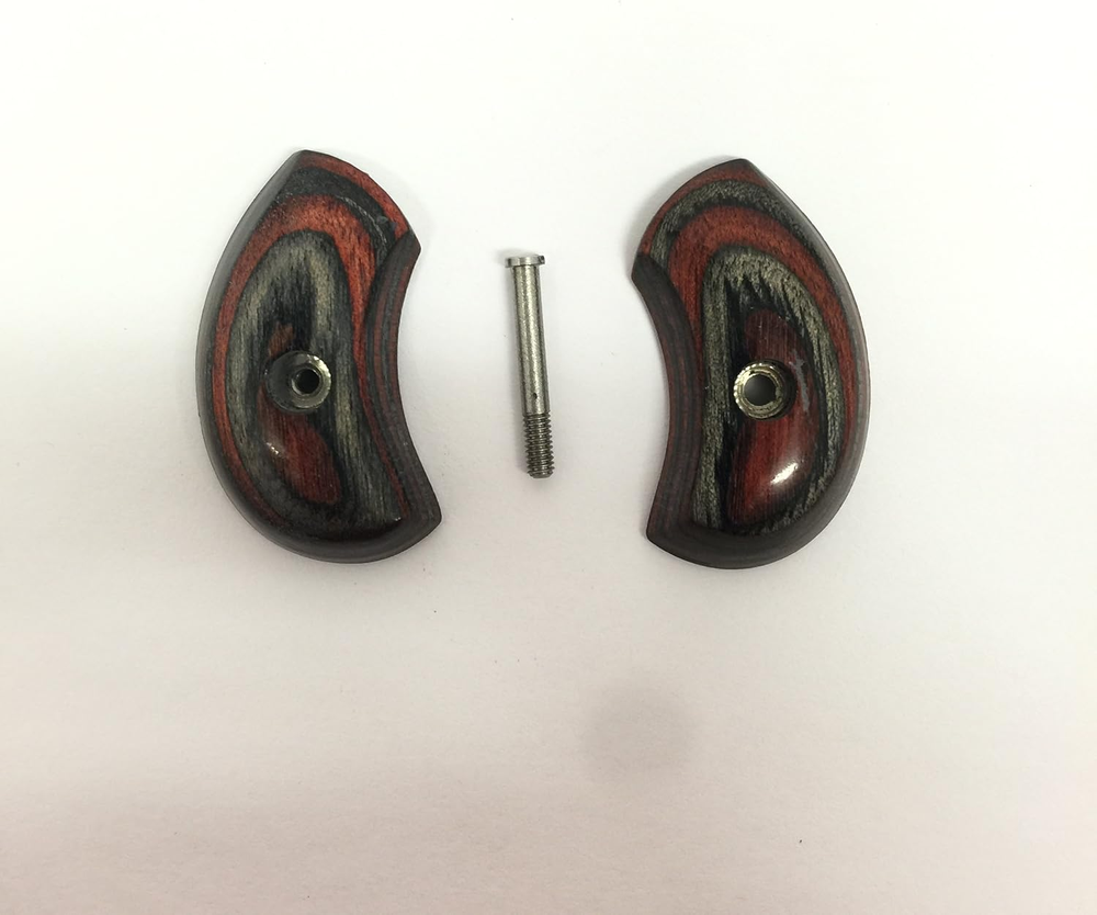 North American Arms 22 LR Mini Revolver Bird Head Grip Black/Red GRB-L