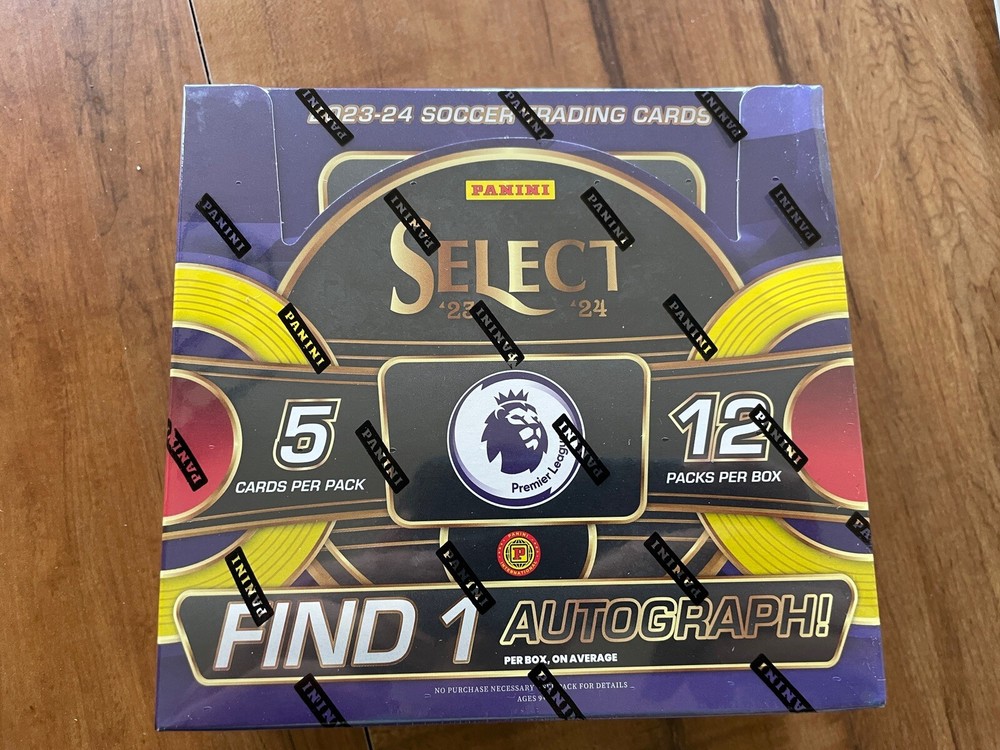 2023-24 PANINI SELECT EPL SOCCER International Hobby Box Brand New Sealed
