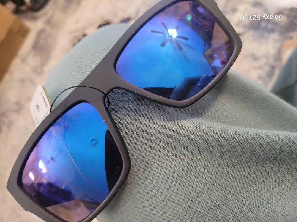 Mens Foster Grant Black Classic Aviator Sunglasses