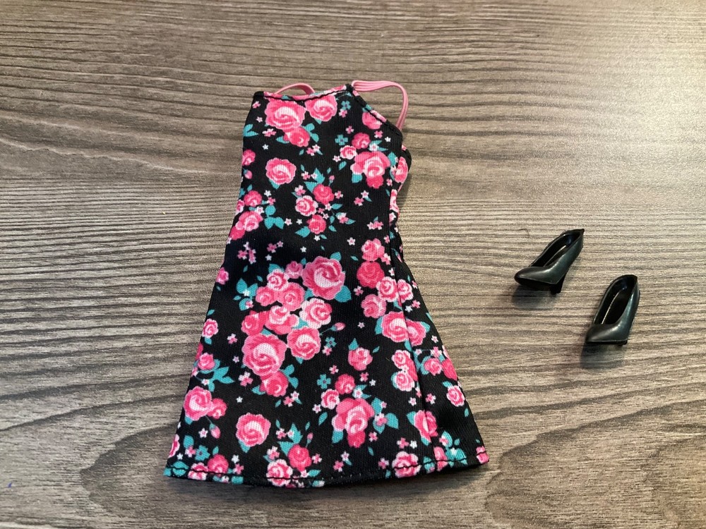 Mattel  Barbie Doll Clothes  Multicolor Dress Shoes Outfit Lot