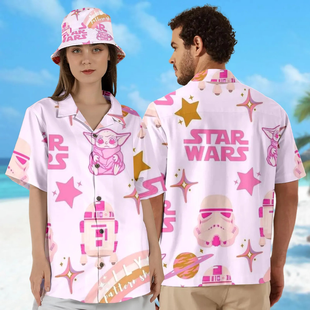 Yoda And Stormtroope 3D HAWAII SHIRT US Size Best Price Father Day Gift Mom Gift-image