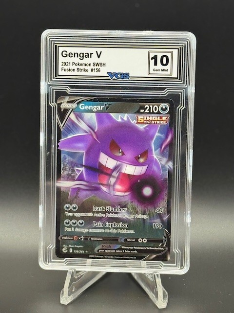 Gengar V 156/264 Swsh08: Fusion Strike Holo