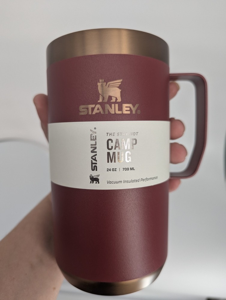 STANLEY 24oz Stay Hot Camp Mug in Gilded Pomegranate for Coffee