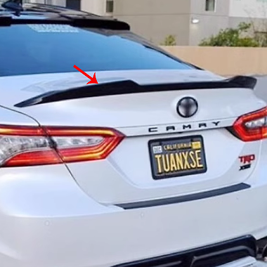 2018-2023 Toyota Camry Sedan Glossy Black M4 Rear Spoiler Wing