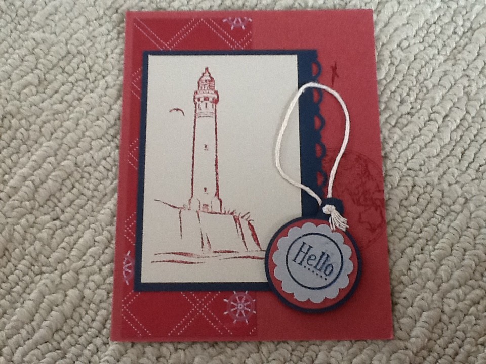 Uncharted territory birthday friendship hello card kit of 6 made w/ Stampin' Up