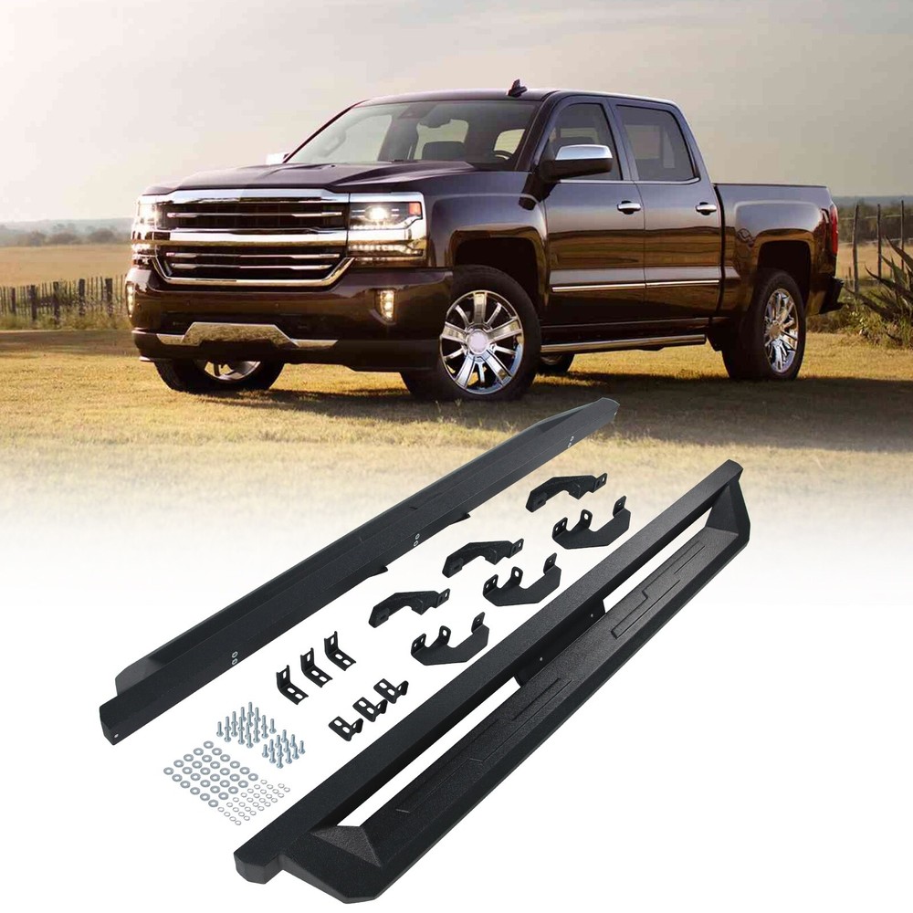Running Boards for 2019-2023 Silverado/Sierra 1500 Crew Cab 20-24 2500HD 3500HD
