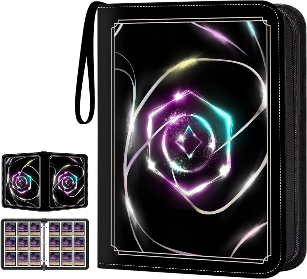 Card Binder for Lorcana Cards, Premium 9 Pocket Trading Card Album Fits 900 Card