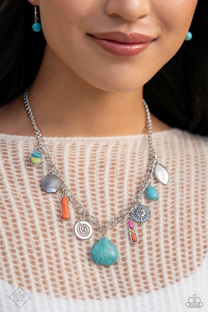 New Paparazzi Desert Getaway Multicolor Necklace