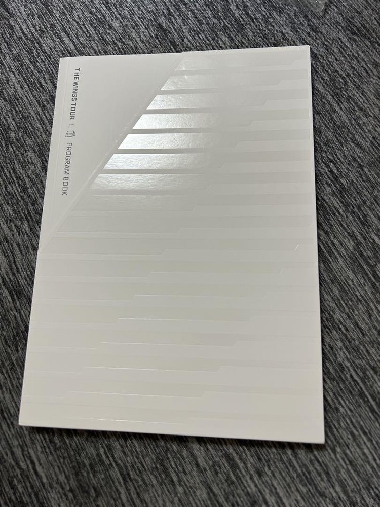 BTS The Wings Tour 2017 Official Photo Book Kpop Concert Merch Collectible