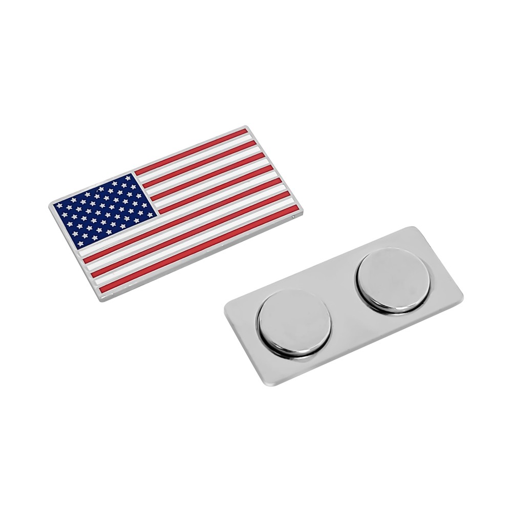 American USA Flag Enamel Lapel Pin with Magnetic Backing for jacket,backpack,...