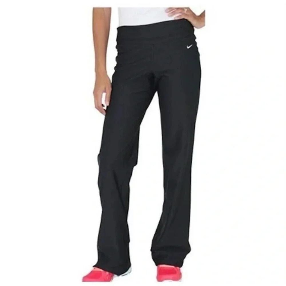 Nike Dri Fit Black Wide Leg Pants Size Small (4-6)
