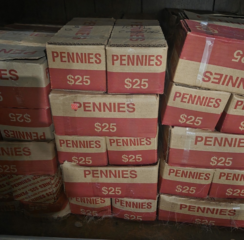 Bulk Circulated USA Copper Pennies 1959-1982  10 Pounds