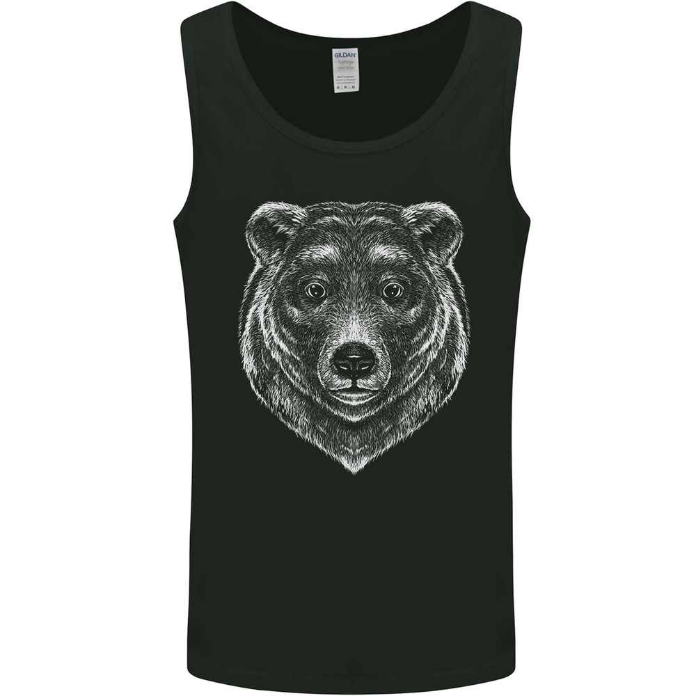 A Grizzly Bear Mens Vest Tank Top