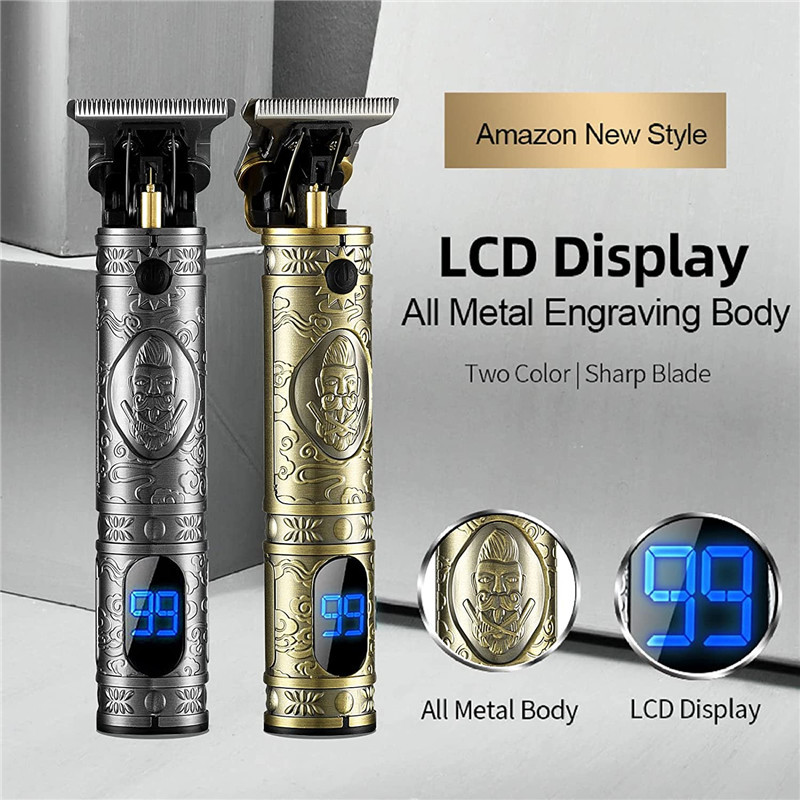 Cortapelos Barbero Profesional Eléctrico Recortadora de Pelo Afeitadora Recortadora Barba