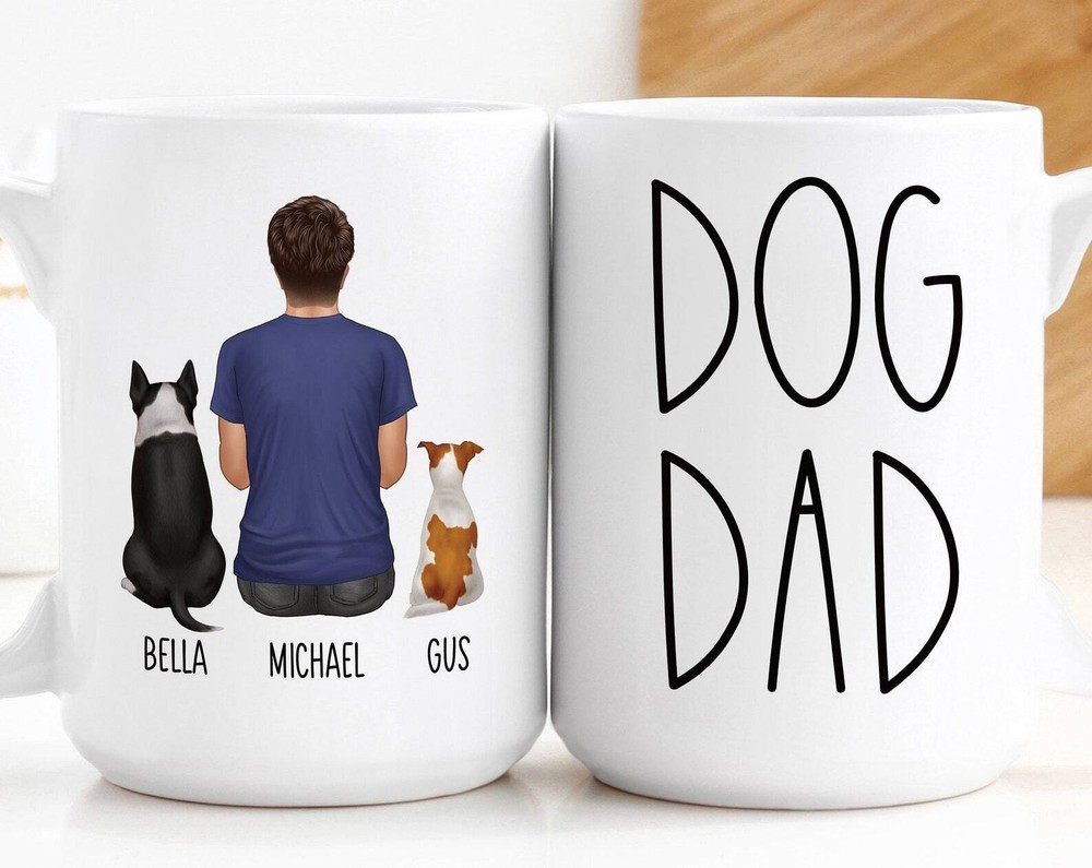 Custom Dog Dad Mug Personalized Pet Gift