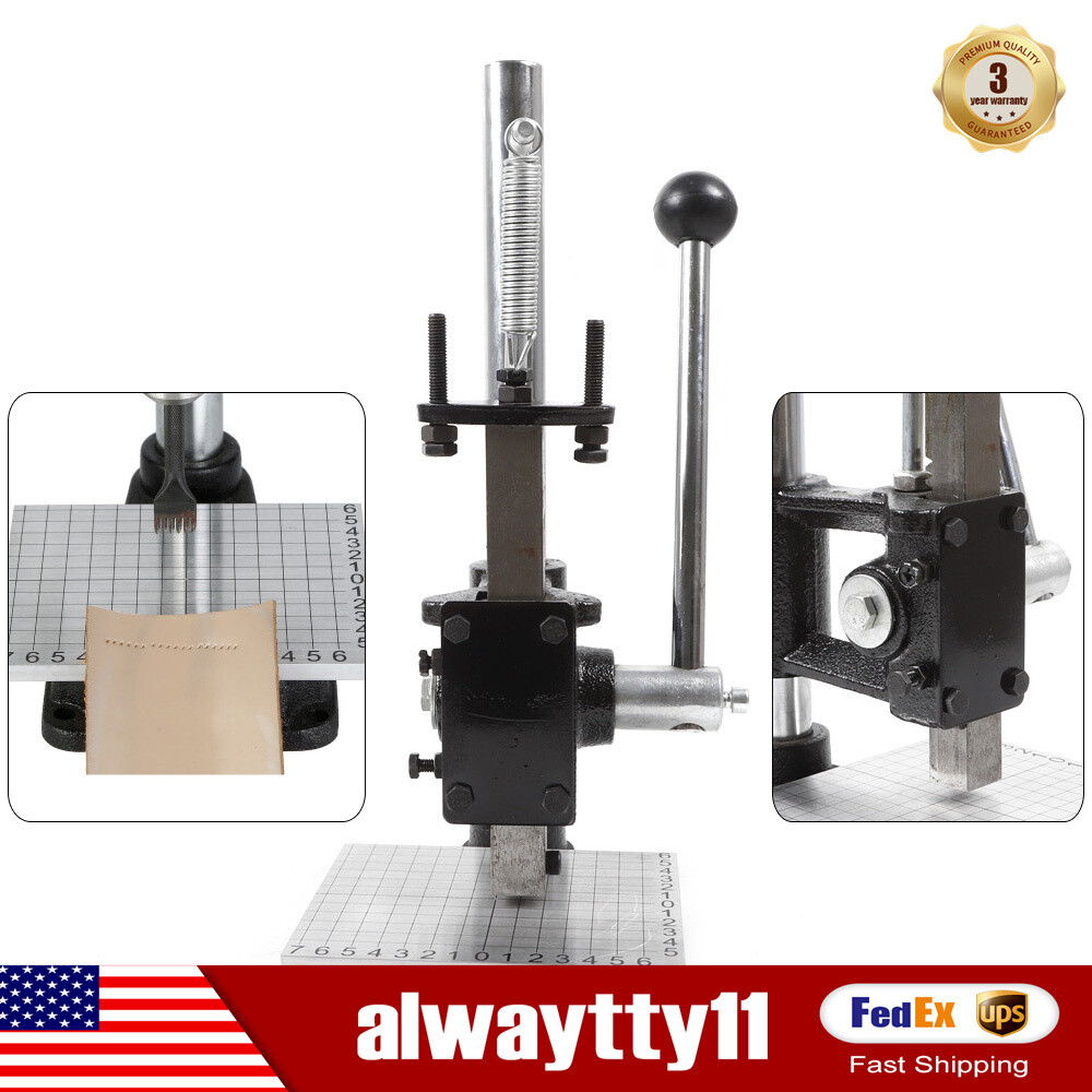 Leather Craft Imprinting Machine DIY Embossing Press Leather Stamp Punching Tool