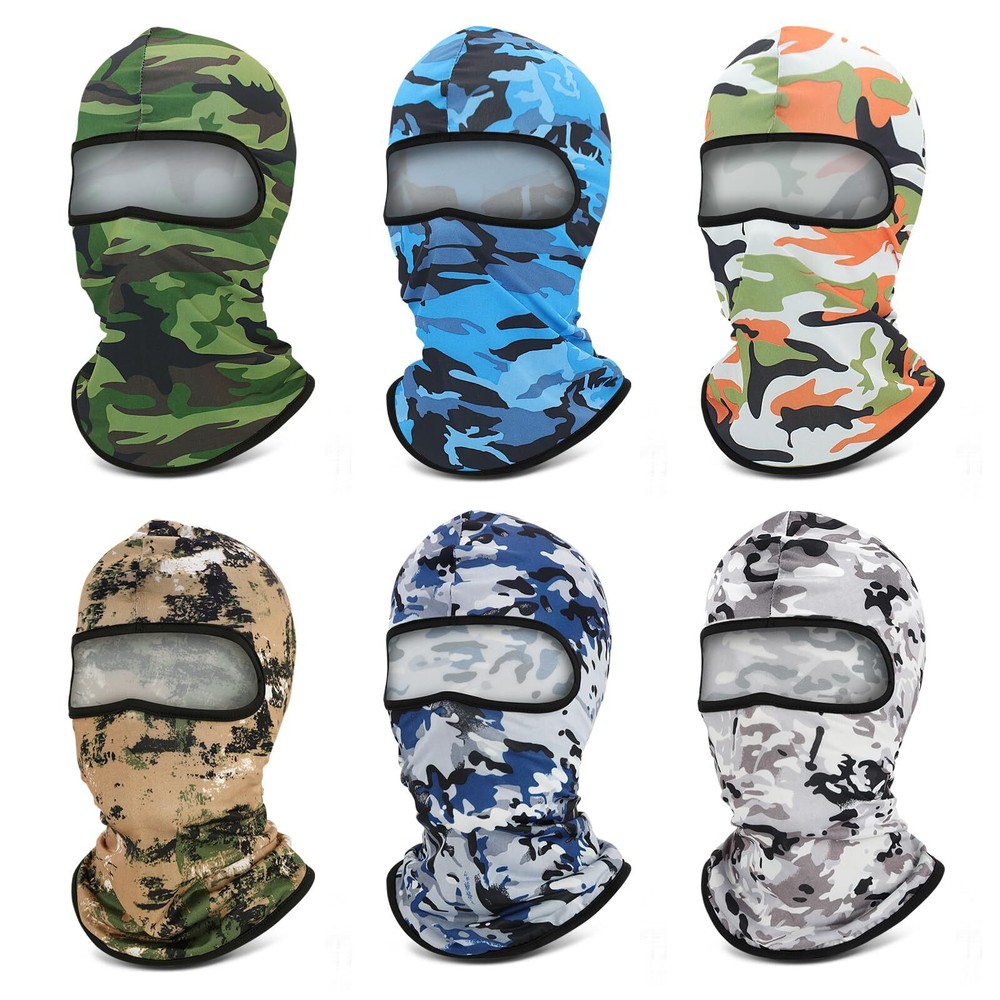 Jelbolin Balaclava Ski Mask 6-Pack Breathable Full Face Cover for Men and Women