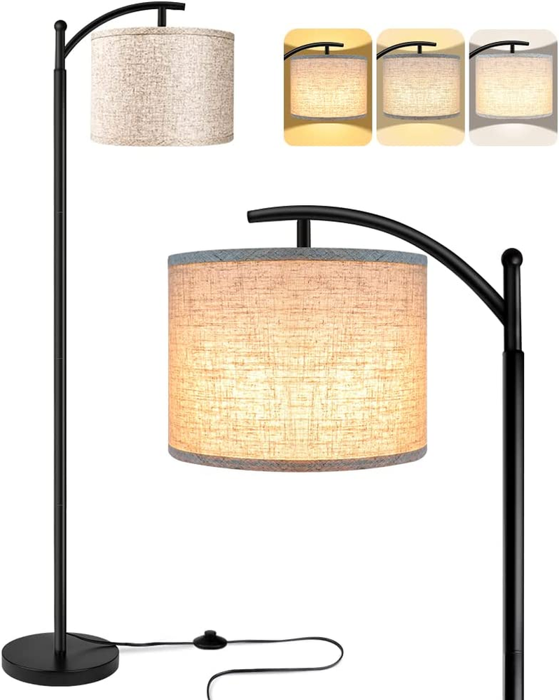 Floor Lamp for Living Room with 3 Color Temperatures LED Bulb, Standing Lamp Tal