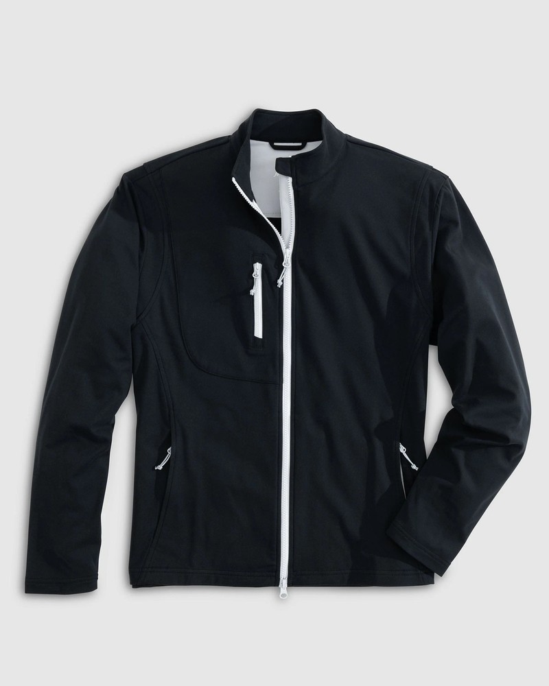 johnnie-O The Fade Performance Wind Jacket Black Size M