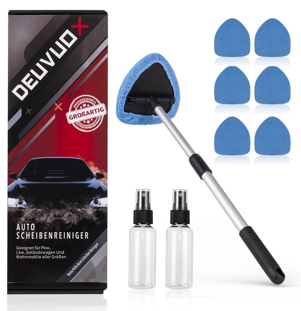 Upgraded Windshield Cleaning Tool, Expandable Car Window Cleaner Inside with