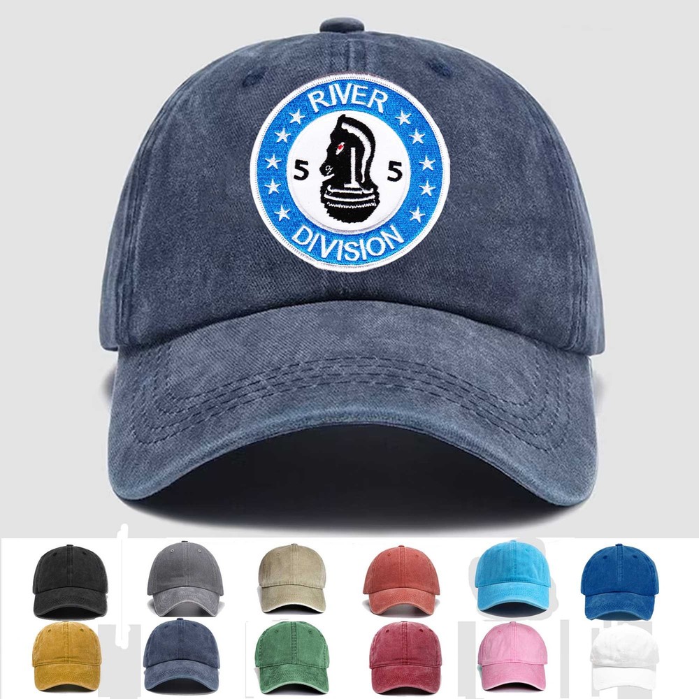 Custom Embroidered Hat RIVDIV 55 River Division, Veteran Cap, Trucker Hat, Gift