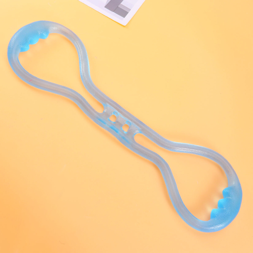 Silicone Figure 8 Yoga Band Elastic Tension Fitness Rope for Exercise