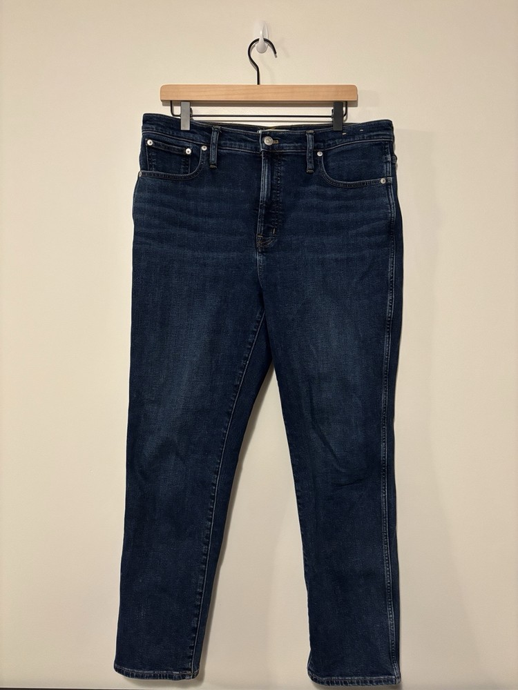 Madewell Bootlegger Dark Wash Bootcut Lowrise Jeans Womens Size 31