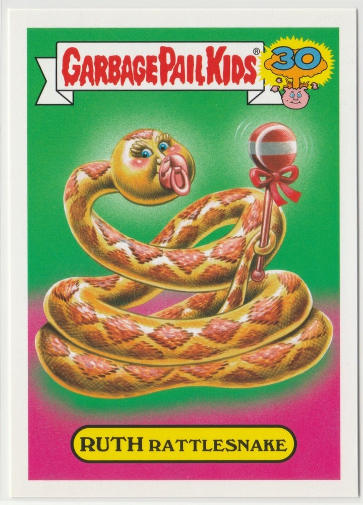 Ruth Rattlesnake GPK 2015 30th Anniversary Series #7a Garbage Pail Kids