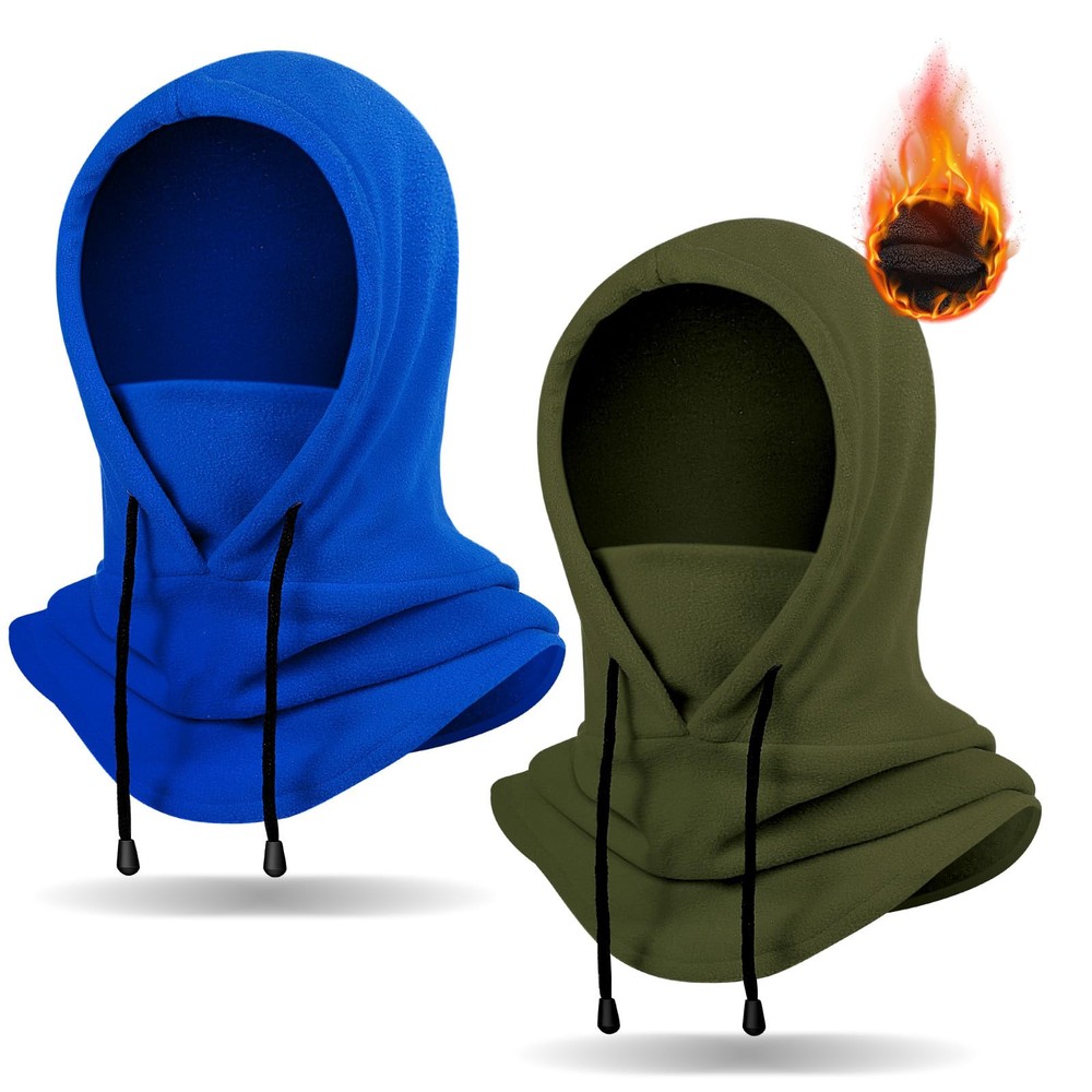 Winter Balaclava Ski Mask: Fleece Hood Hat Balaclava Face Mask Men Women Warm...
