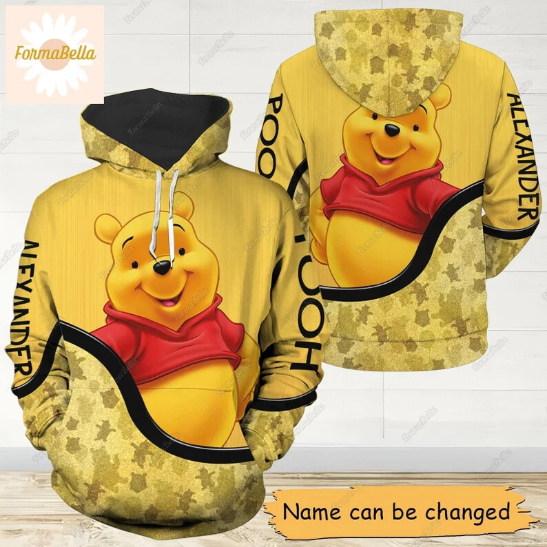 Halloween Pooh Bear 3D HOODIE MOTHER DAY GIFT ALL OVER PRINT BEST PRICE US SIZE-image