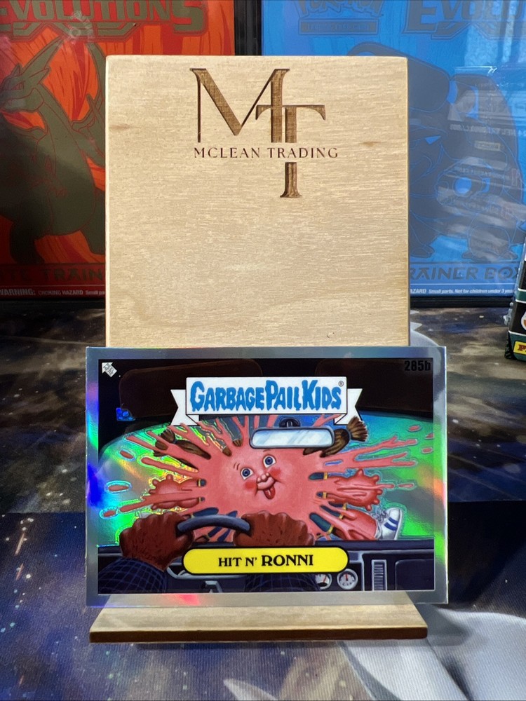 2024 Topps Garbage Pail Kids Chrome Hit N Ronni 285b Refractor Card