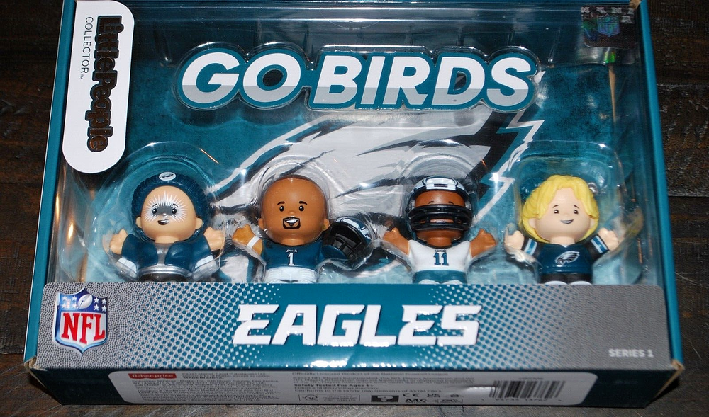 Fisher Price Little People NFL Philadelphia Eagles Go Birds Collector NIB