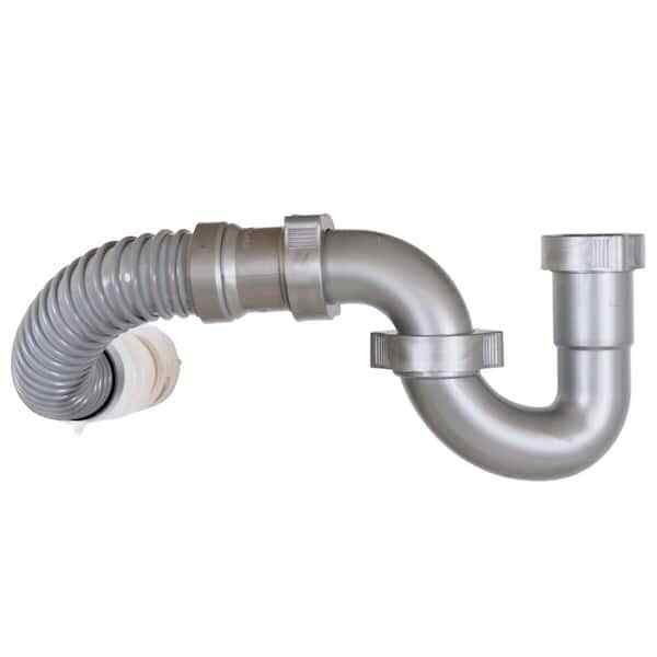 Bathroom Sink Drain Kit Flexible Hose Universal Wall Drainpipe Plumbing Parts