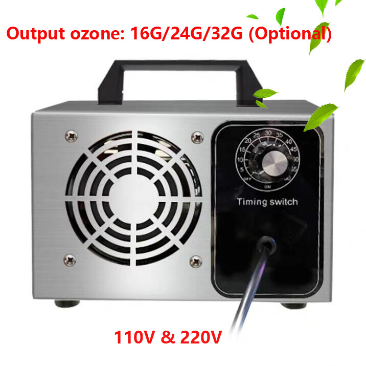 Home Air Purifier Ozone Generator Machine Odor Sterilization Ozonator 16 24g 32g