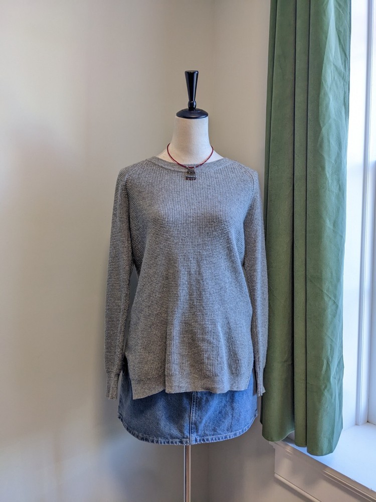 Modern minimalist boho grunge Madewell gray sweater