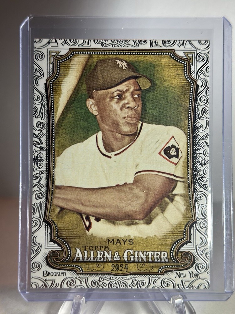 2024 Topps Allen & Ginter Willie Mays Silver Framed Foil SP New York Giants HOF