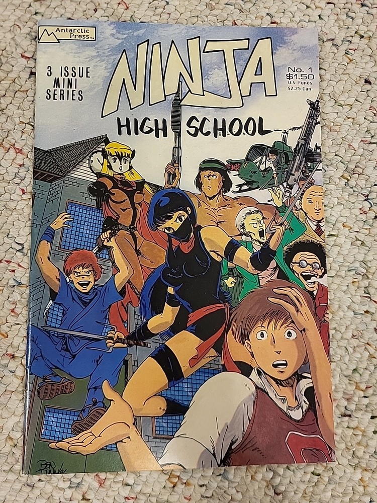 Ninja High School #1 Ben Dunn Antarctic Press Comics 1986