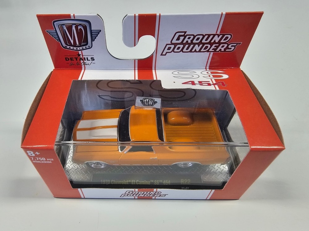 M2 Machines 1:64 Diecast 1970 Chevrolet El Camino SS 454 Ground Pounders