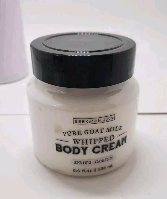 Beekman 1802 Spring Blossom Goat Milk Whipped Body Cream 8 oz Hydrating Lotion