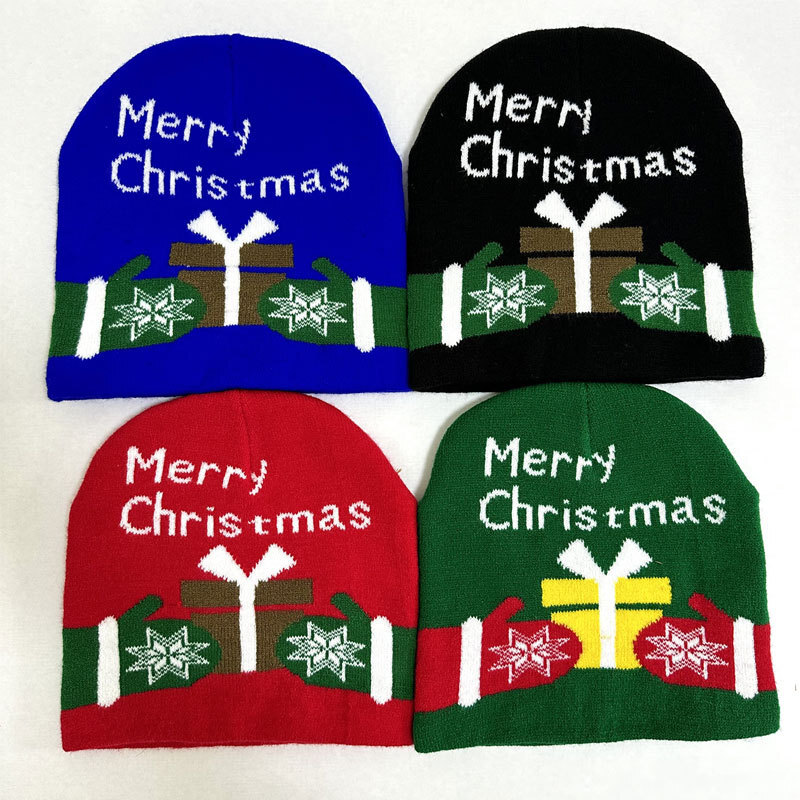 Festive Knit Beanie Skull Cap Unisex Adult Christmas Gift