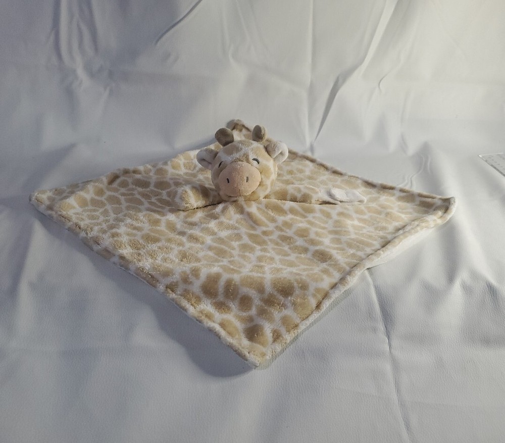 Carters Lovey Giraffe Baby Security Blanket Pacifier Holder Plush Soft Toy NuNu