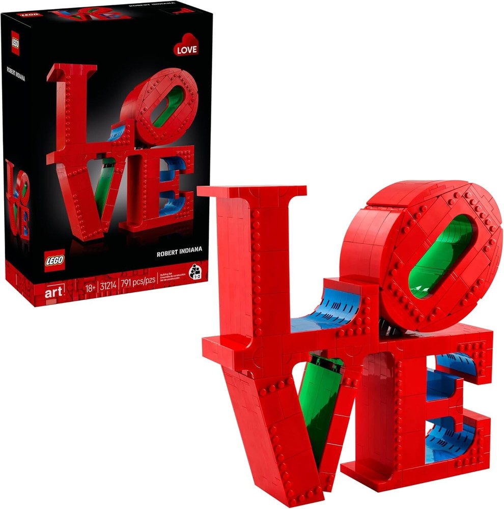 LEGO Art Roses Flowers Building Set for Mother's Day 791 Pieces 31214