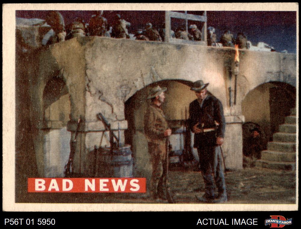 1956 Topps Davy Crockett Orange Back #59 Bad News  4 - VG/EX