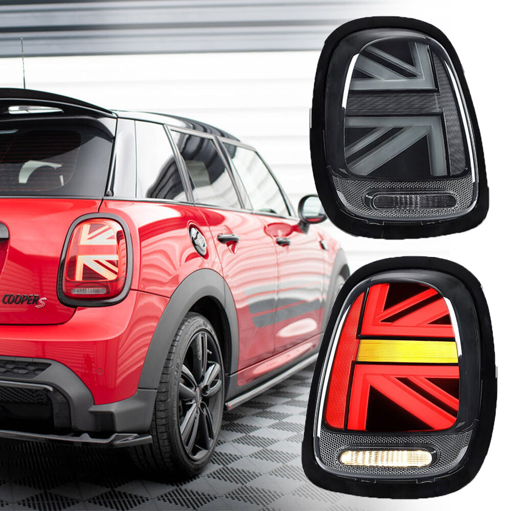 LED Tail Lights Turn Signal Pair for Mini Cooper F55 F56 F57 2014-2019