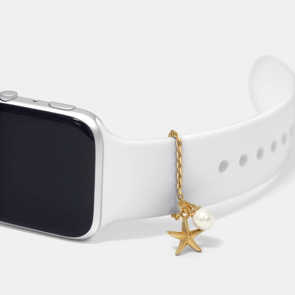 14K Yellow Gold Star and Bits Watch Pendant for Daily Wear and All Occasions