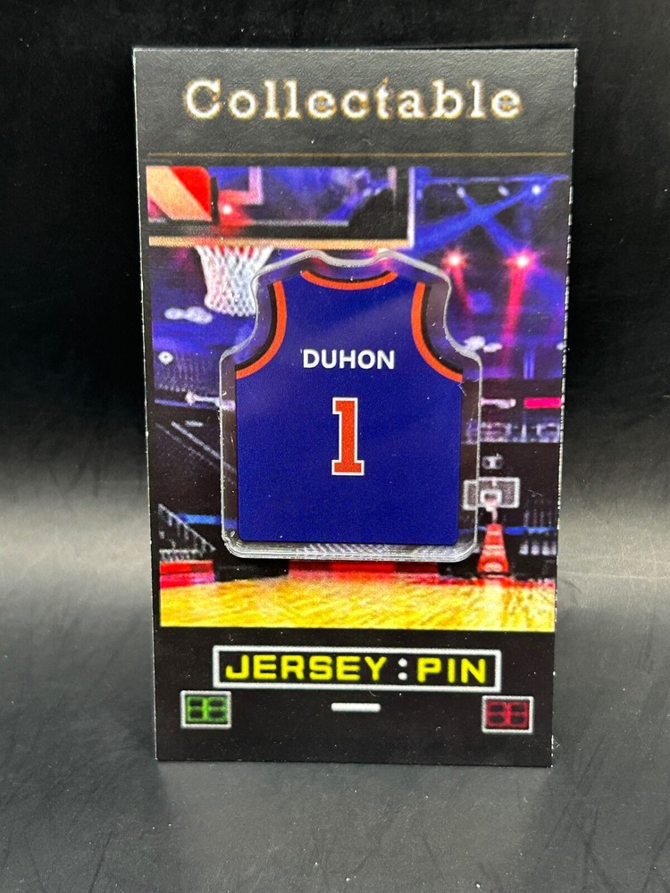New York Knicks Chris Duhon jersey lapel pin-Classic HARDWOOD Collectable