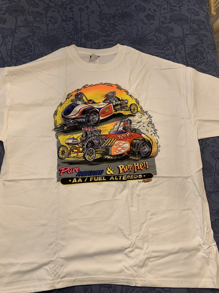 VINTAGE ORIGINAL PURE HEAVEN PURE HELL FUEL ALTERED T SHIRT X XL  New