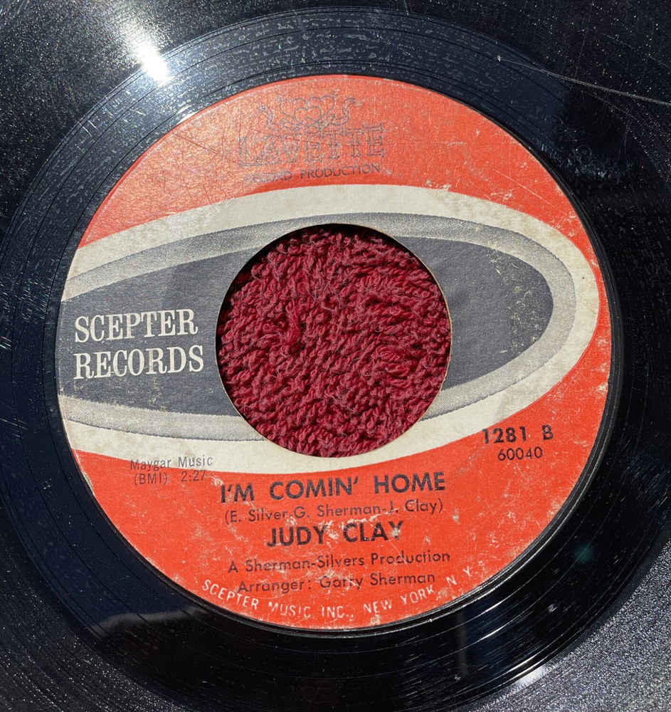 Vintage Judy Clay 45RPM I’m Comin’ Home Scepter Records 1281 Northern Soul