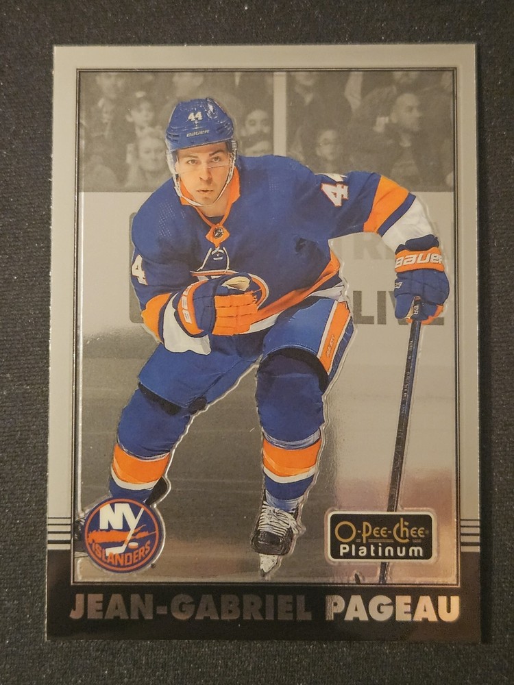20-21 OPC Platinum J.J. Pageau Retro New York Islanders Hockey Card